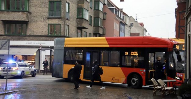 Bus broken midtover in Copenhagen