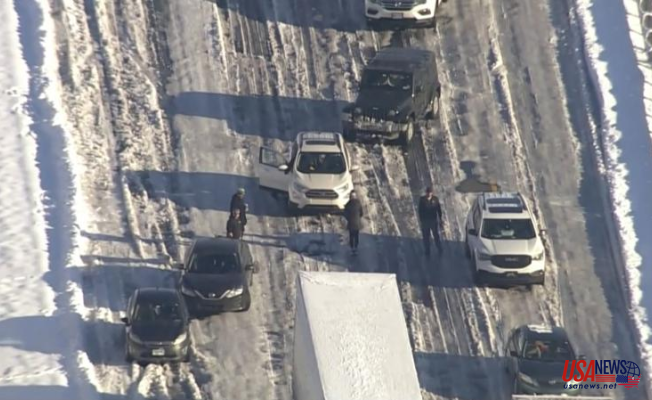 Virginia's I-95 closes in Virginia, leaving drivers stranded all night.