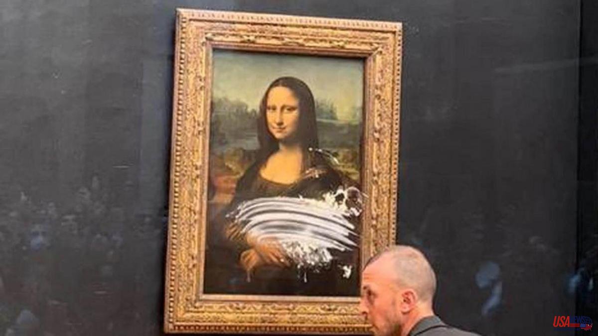 The Louvre evaluates this Monday the attack with cake on the Gioconda