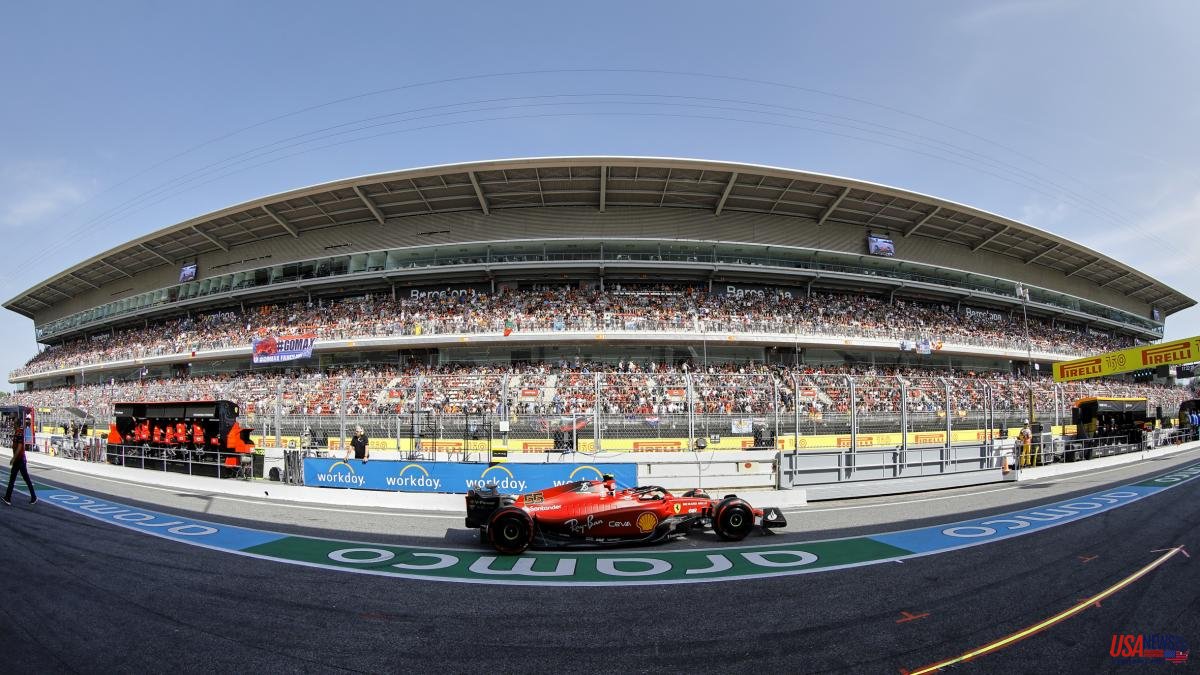 Leclerc sets the tone in Barcelona before 54,134 spectators