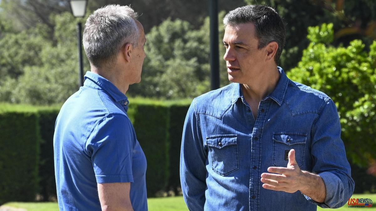 Meeting between Sánchez and Stoltenberg to prepare the NATO summit in Madrid
