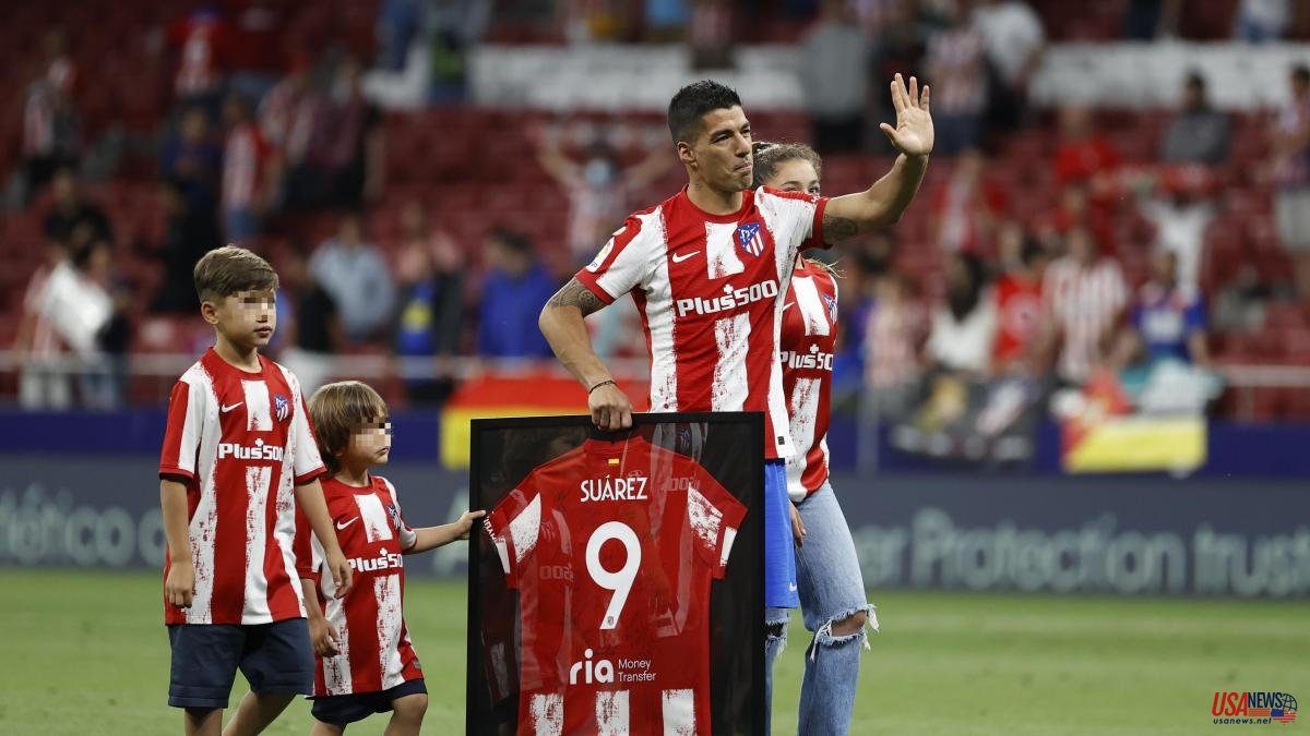 Suárez learned of his departure from Atlético a day before the tribute at the Wanda