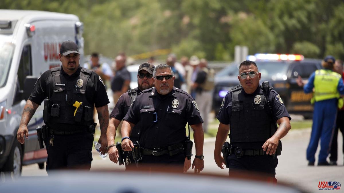 A gunman kills 19 children and two adults at a Texas school