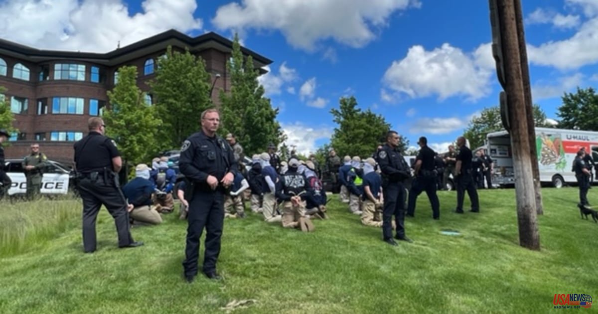 After arresting 31 Patriot Front white nationalists close to Pride event, Idaho officers receive death threats