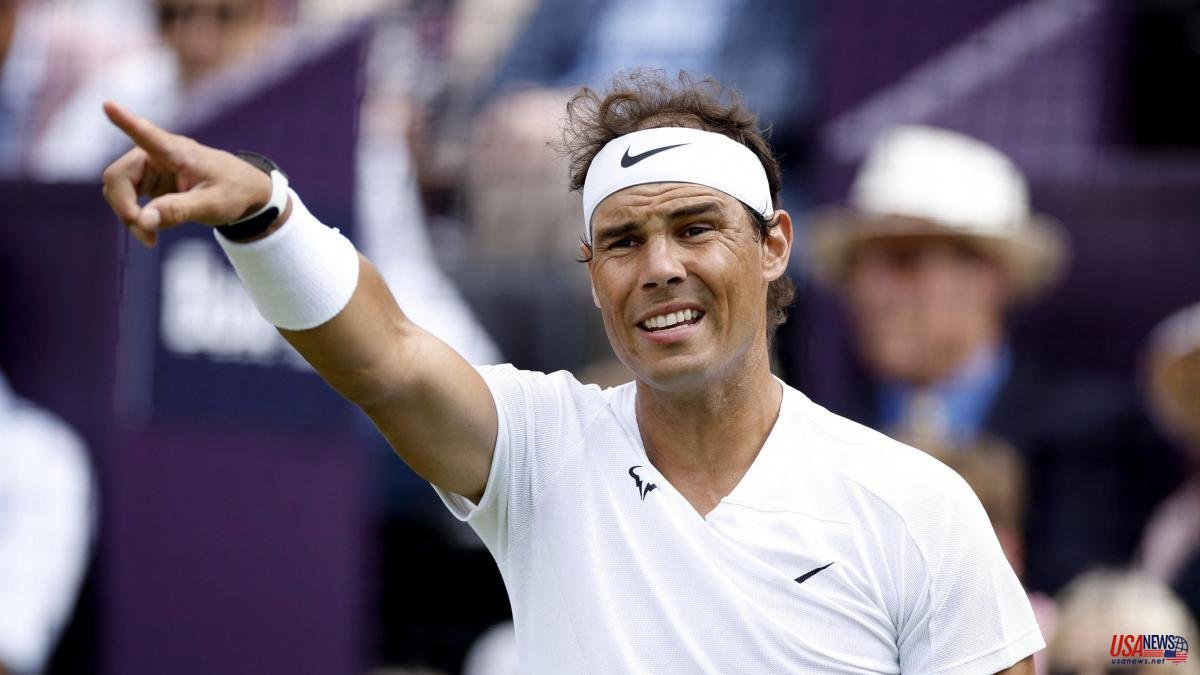 Last trial with defeat for Nadal before Wimbledon