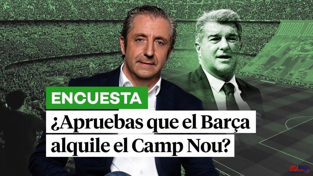 The Catalans are in favor of renting the Camp Nou, according to Josep Pedrerol's video survey