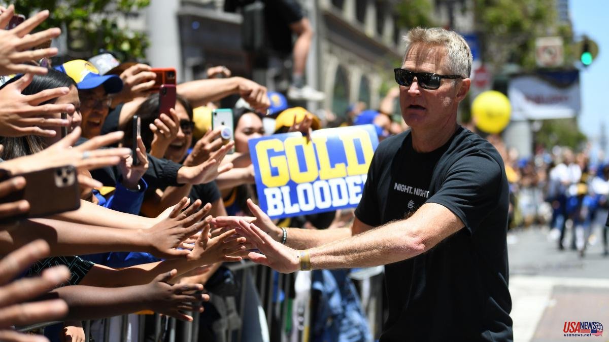 Steve Kerr is a quiet man despite the fact that his father was murdered