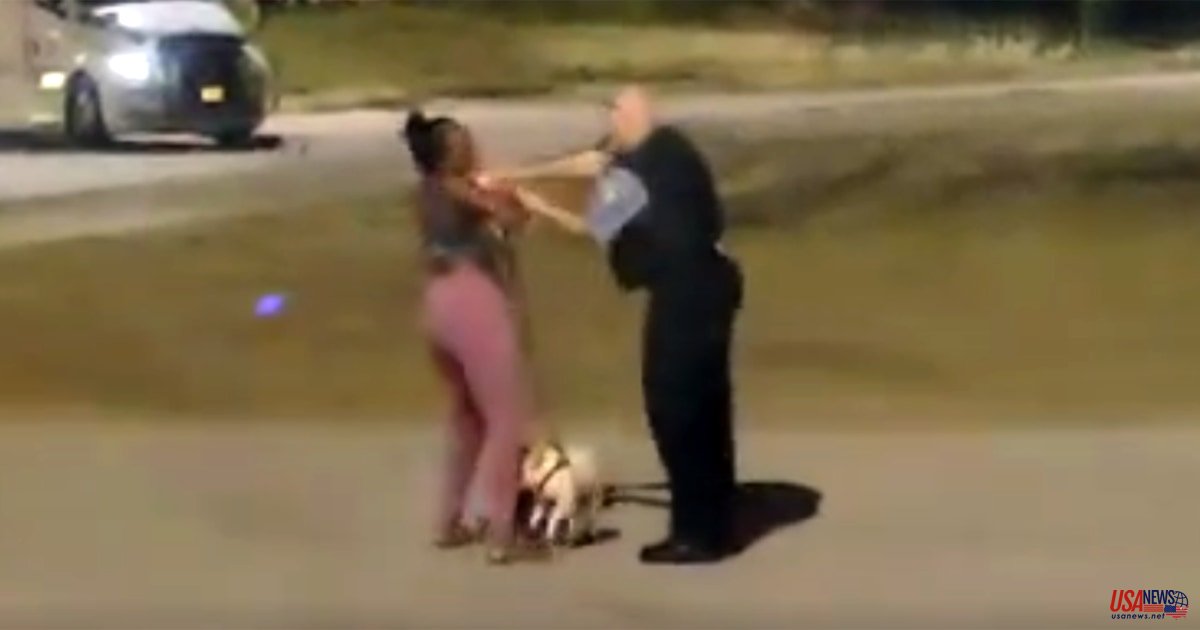 Chicago officer resigns following video showing physical struggle with woman who walks dog
