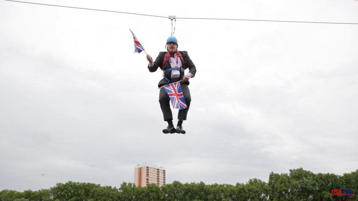 The most iconic images of Boris Johnson, the most extravagant premier