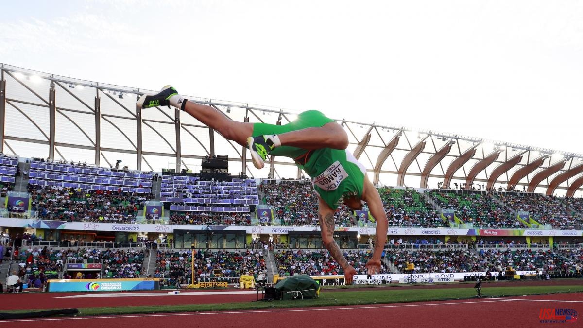 Leandro Ramos, the viral javelin thrower of the World Cup for his somersaults