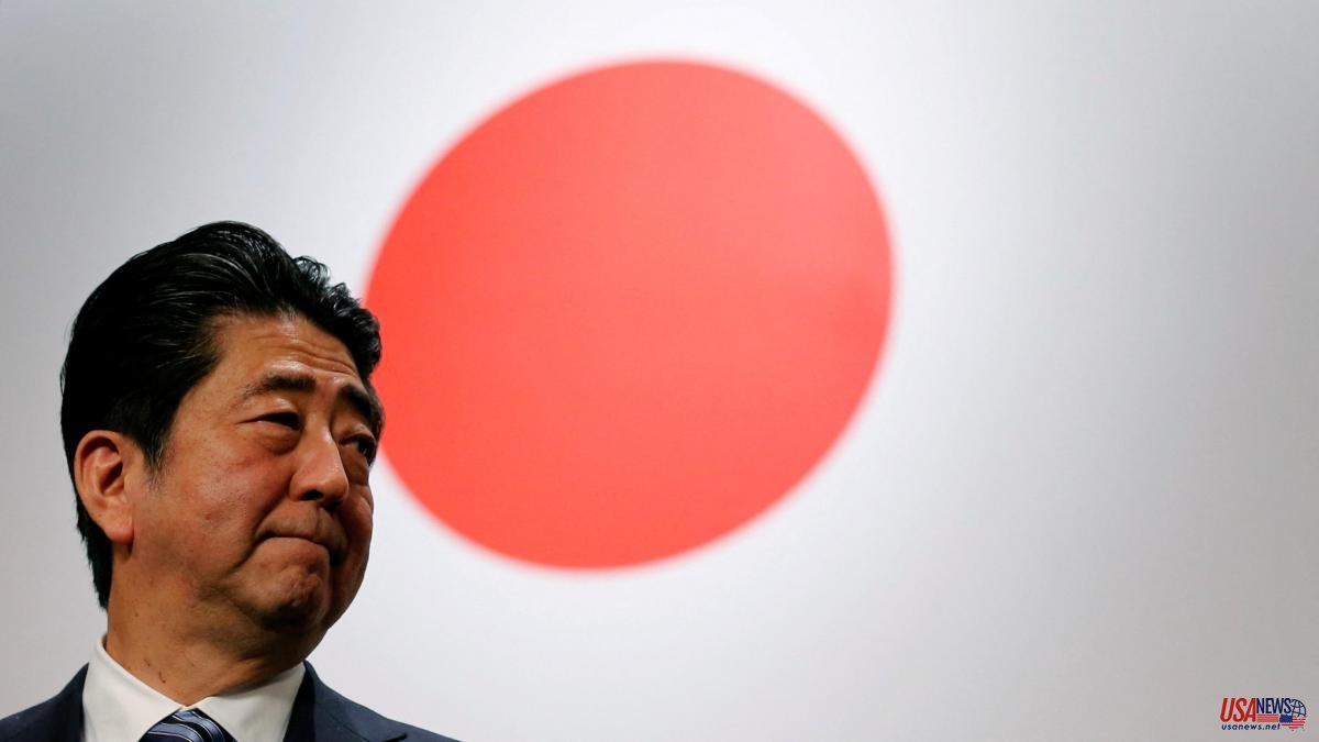 Shinzo Abe's long political career, in pictures