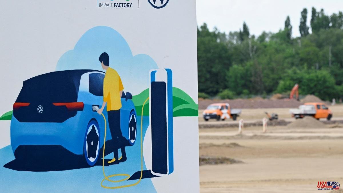 Volkswagen begins construction of its first battery plant in Germany
