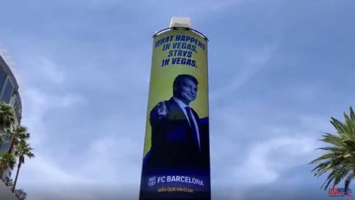 New banner from Laporta to Madrid: