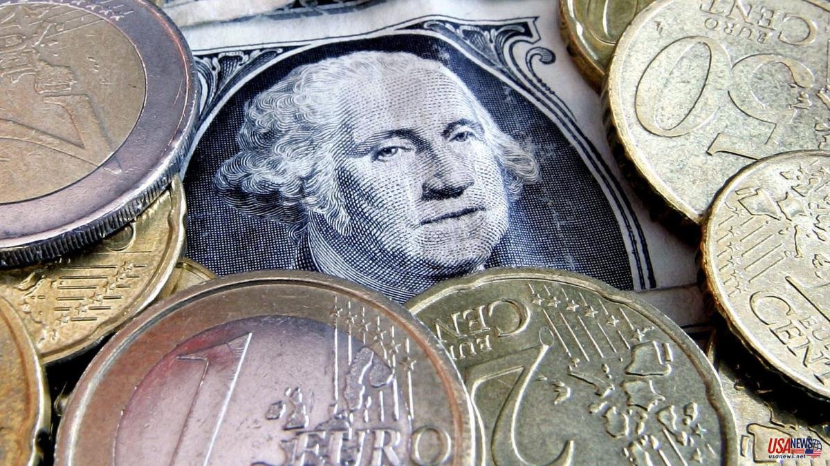 The euro falls below the dollar for the first time in twenty years