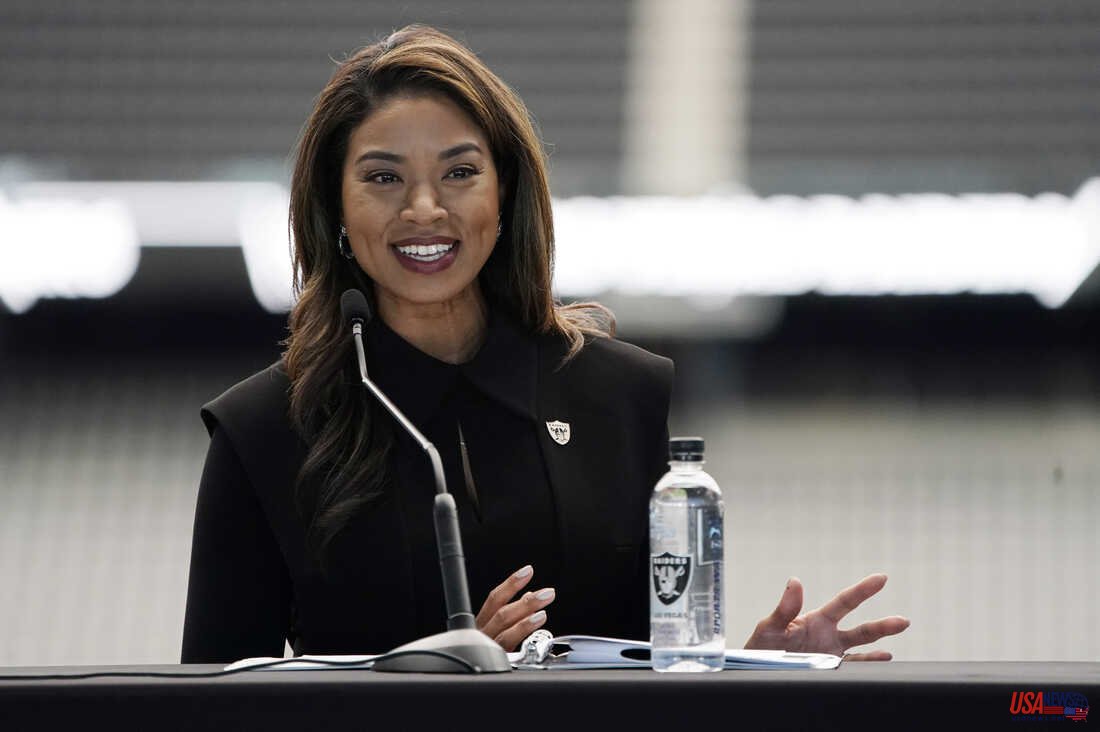 Las Vegas Raiders has hired the first Black female team president of the NFL.
