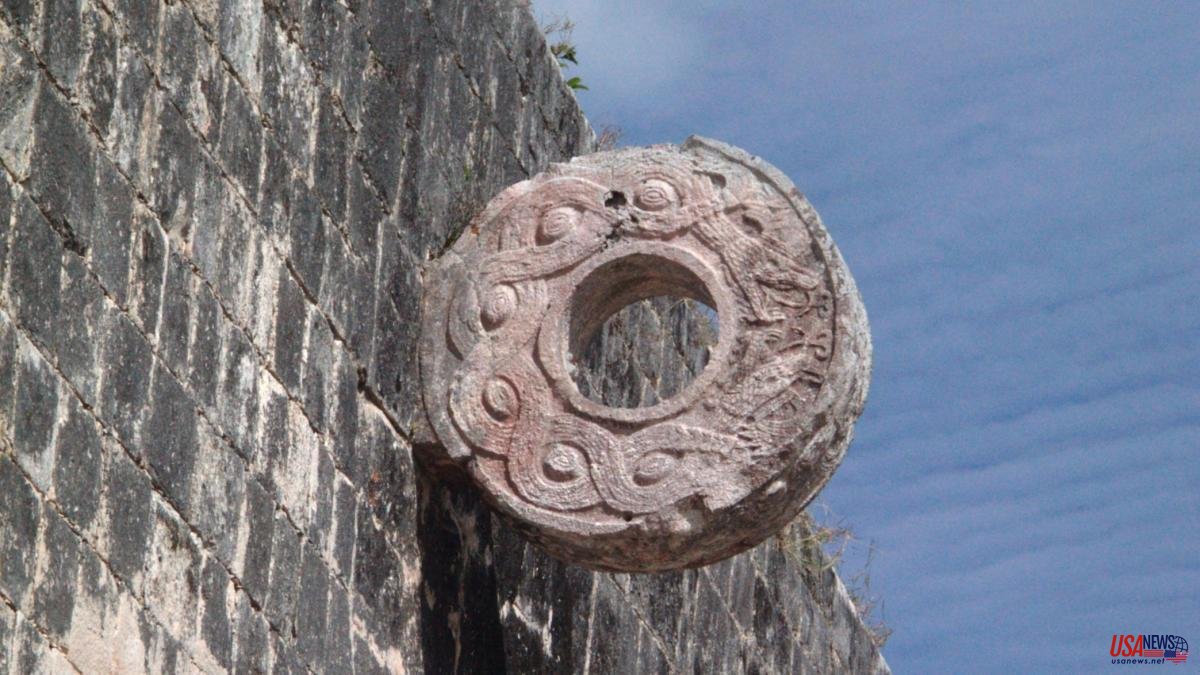 The balls of the Mayan Ball Game that were made with human bodies