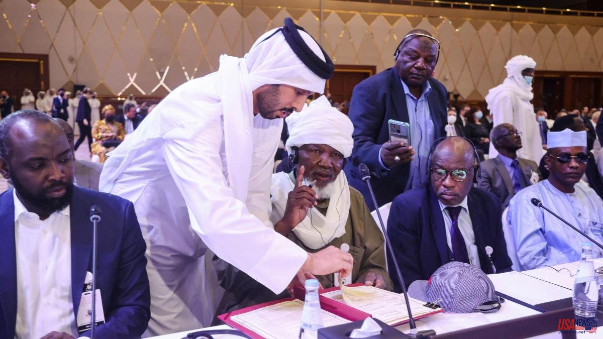 The military junta and armed groups of Chad sign an agreement to seek peace