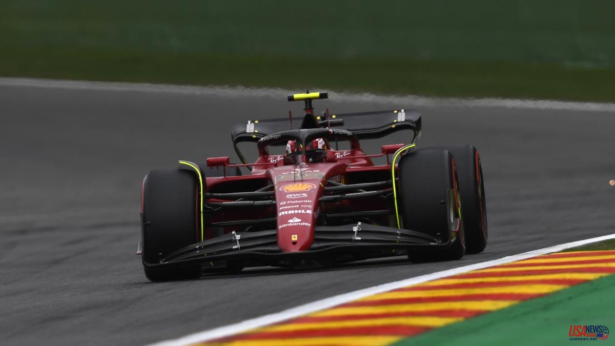 Verstappen achieves pole, but Carlos Sainz will start first at Spa