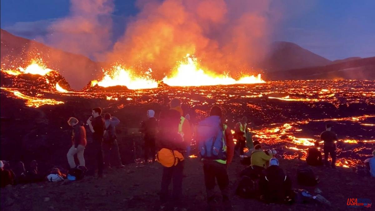 Iceland always looks askance at volcanoes