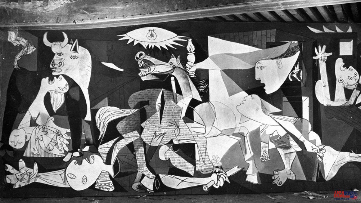 The digital Guernica that arrives in Tokyo on a giant screen