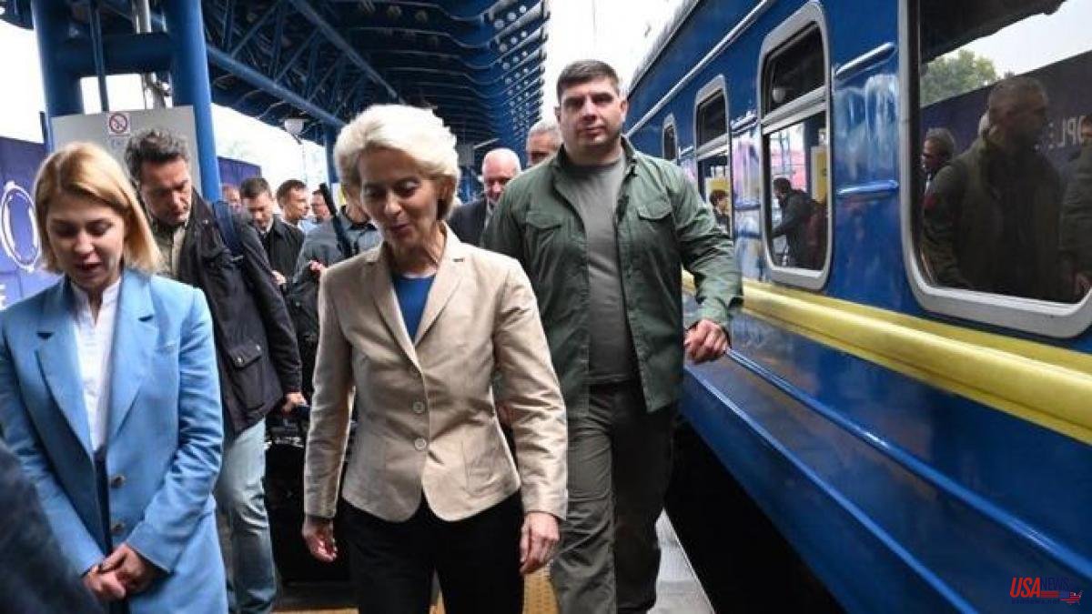 Von der Leyen visits Kyiv to work on Ukraine's accession to the EU