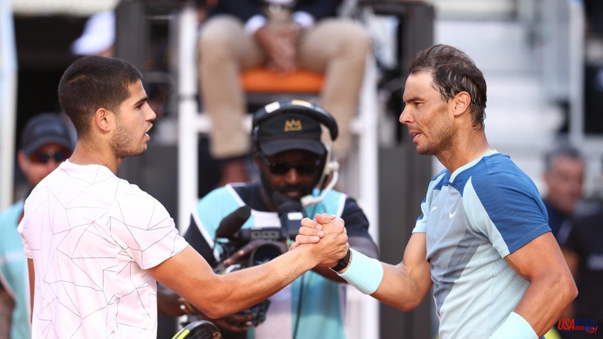 The accounts of Nadal and Alcaraz to be number 1
