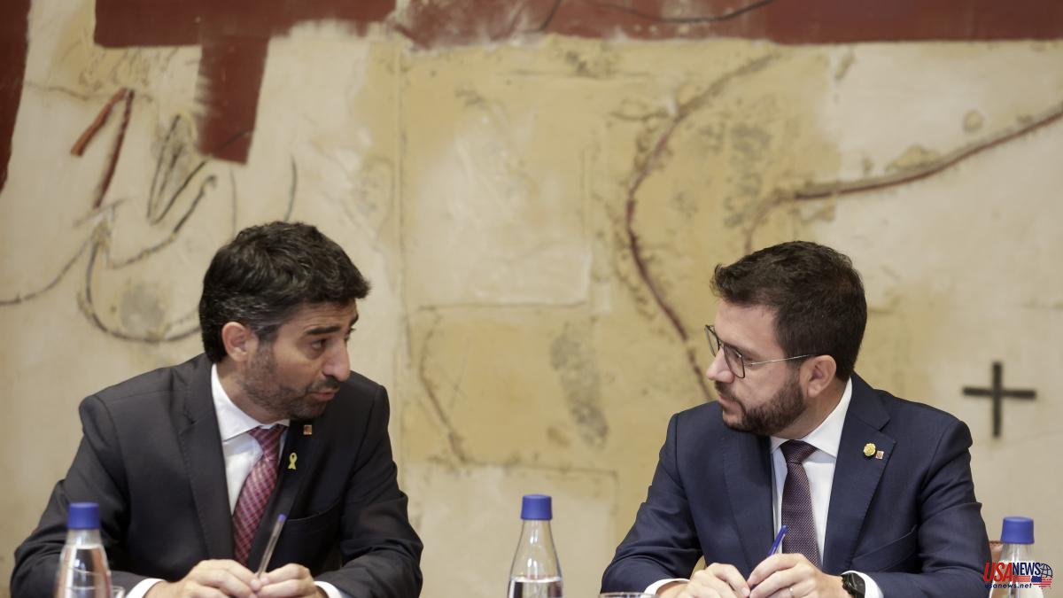 Puigneró faces Aragonès due to the demands of the ANC