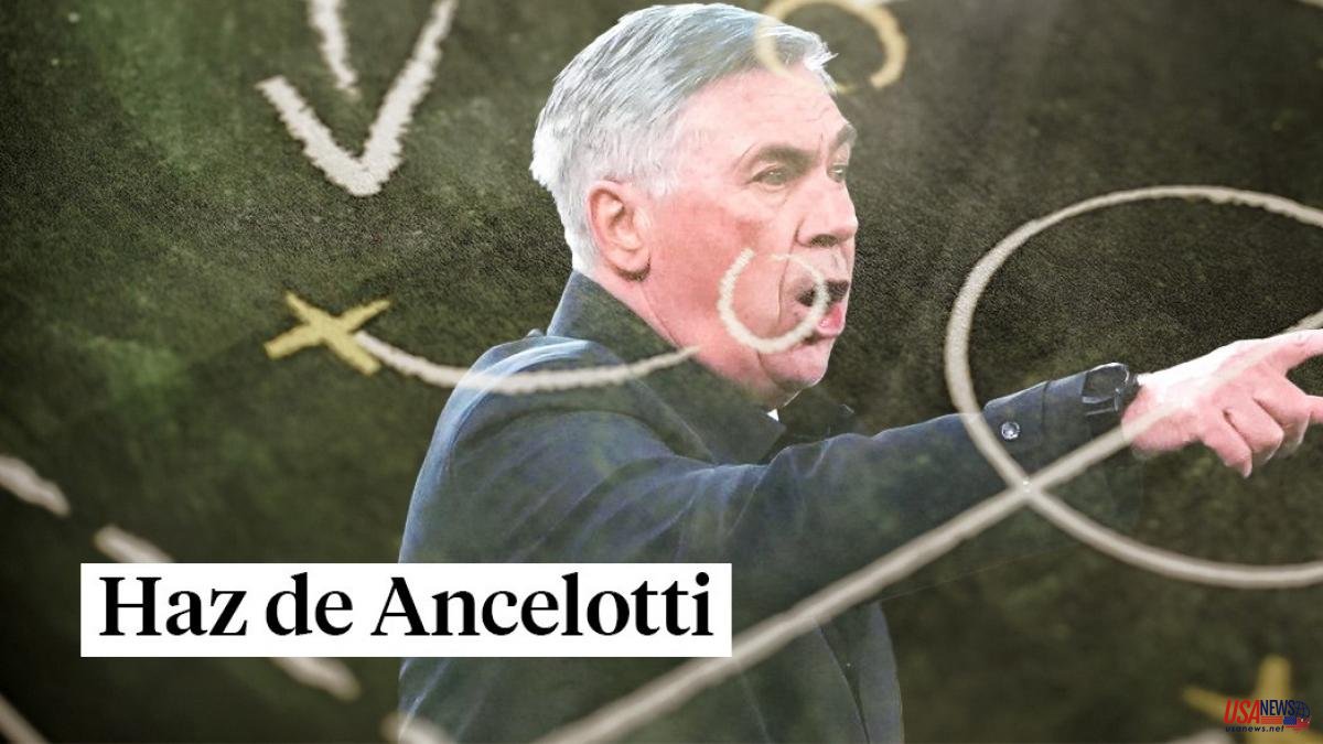 Play Ancelotti and choose Madrid's line-up