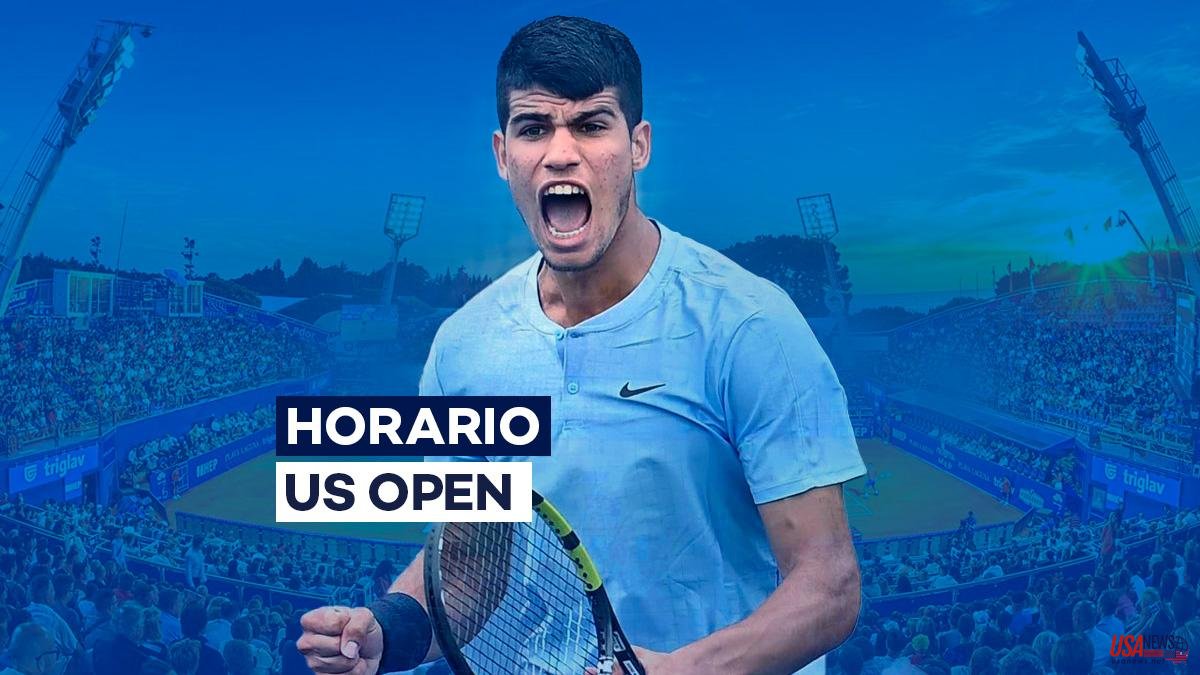 Alcaraz - Sinner: schedule of the match in Spain and where to watch the quarterfinals of the US Open 2022