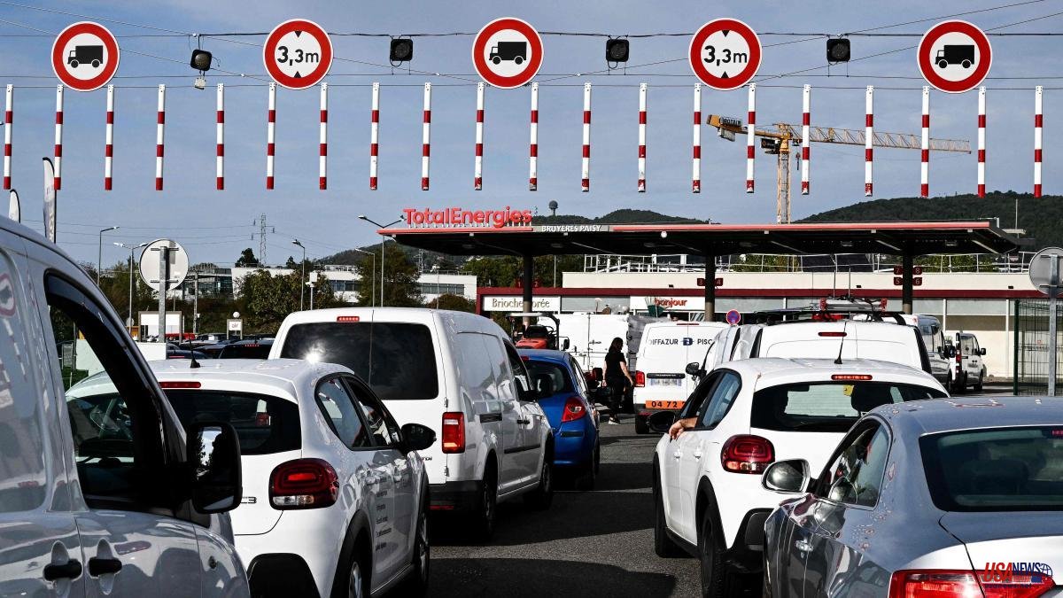 The lack of gasoline due to the refinery strike worsens in France