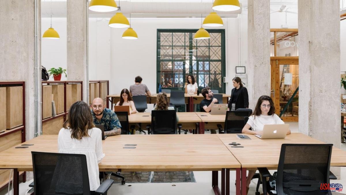 Remotely and from Valencia: international companies that settle in 'coworkings' are growing