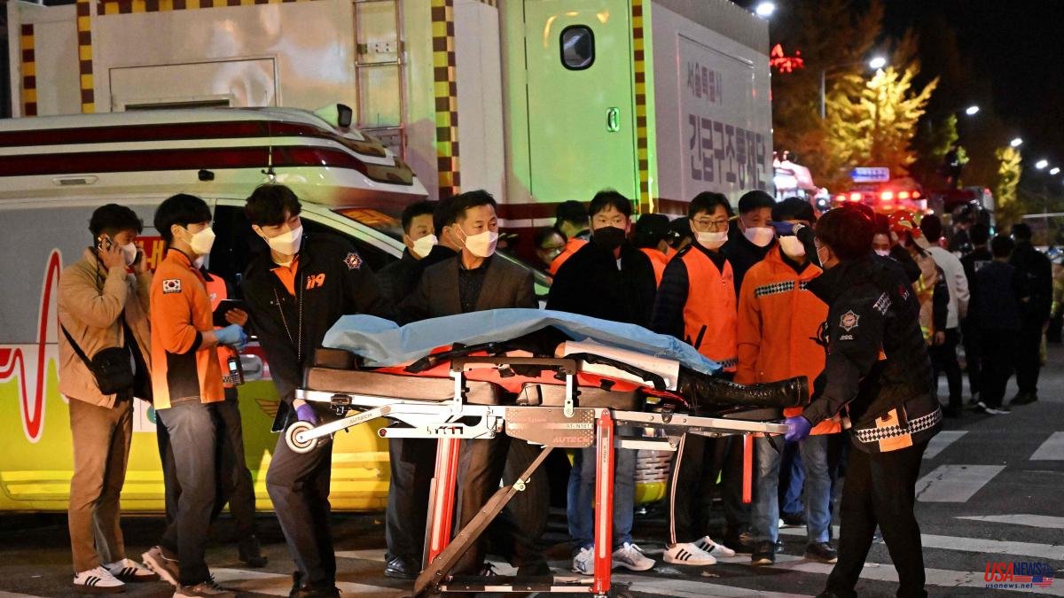 Images of the deadly stampede at Seoul Halloween parties