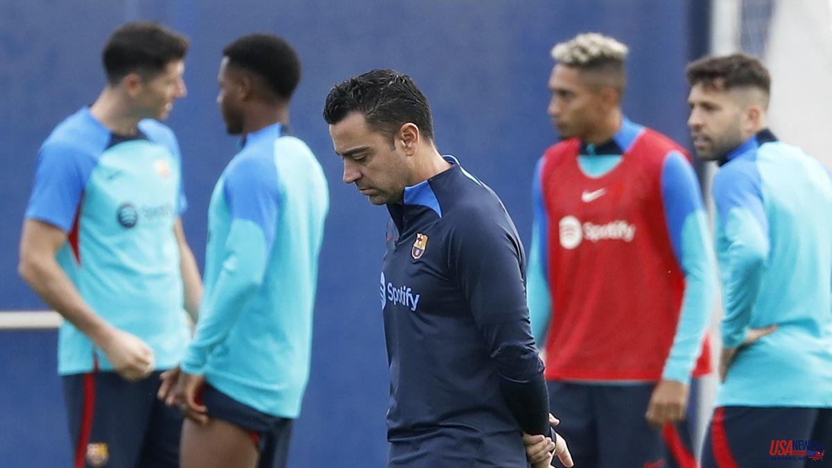 Xavi Hernández: "It hasn't reached us for the Champions League"