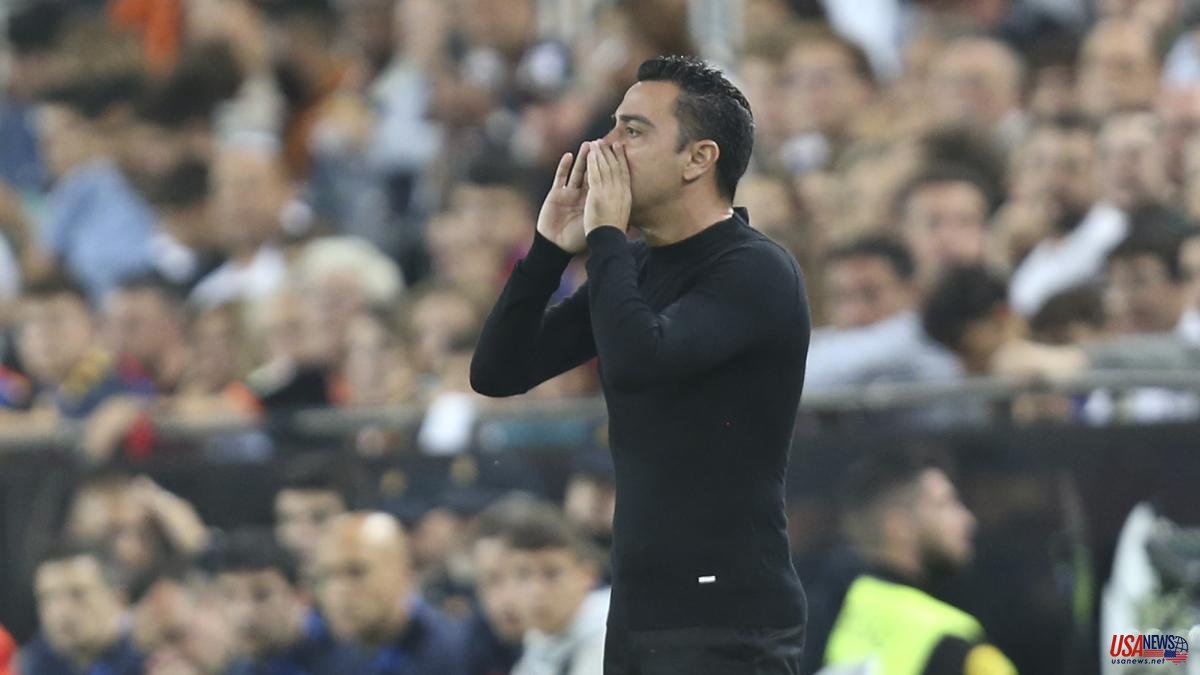 Xavi: "We've been anxious about elimination in the Champions League"