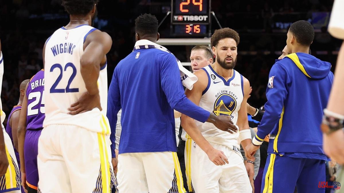 Klay Thompson loses the papers and is expelled for the first time in the NBA