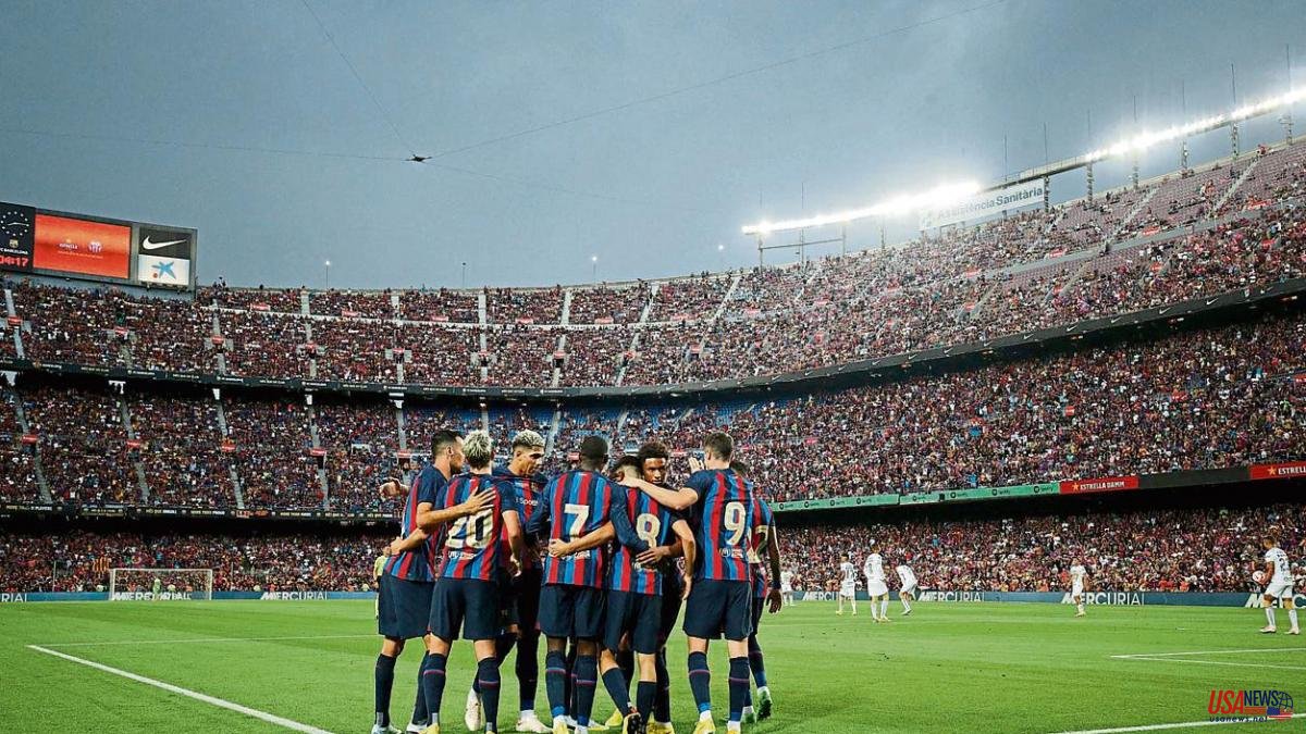 The Camp Nou recovers the numbers prior to the pandemic