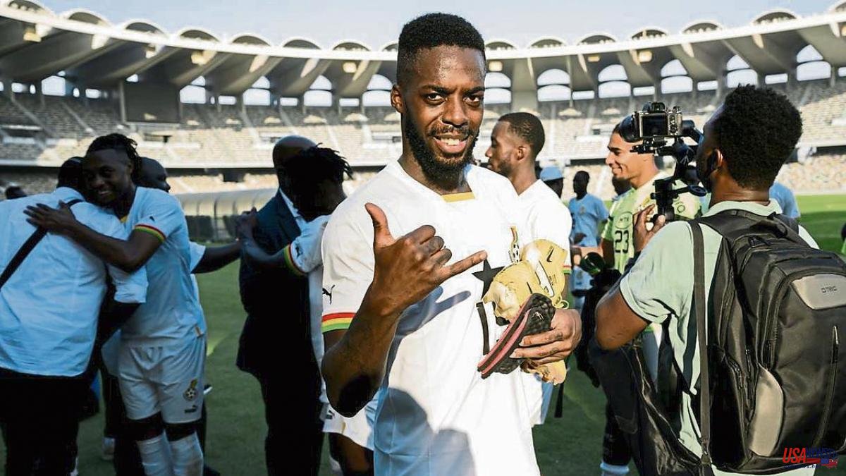 Ghana's upbeat dance ahead of Qatari debut