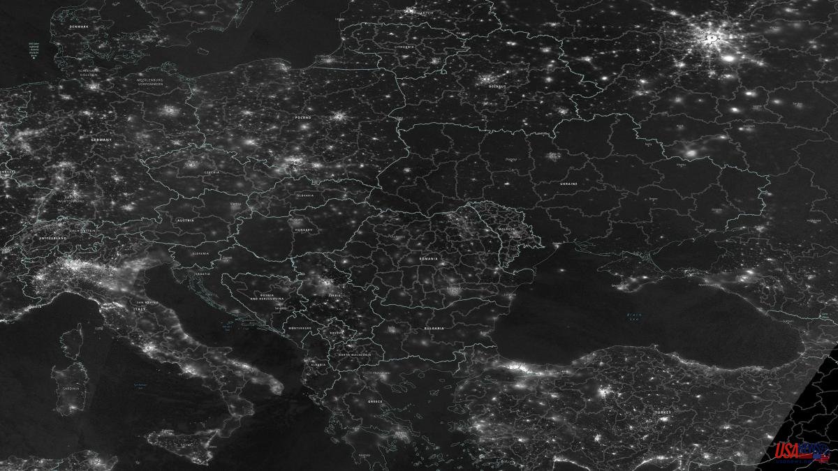 NASA captures Ukraine blackout after Russian bombing