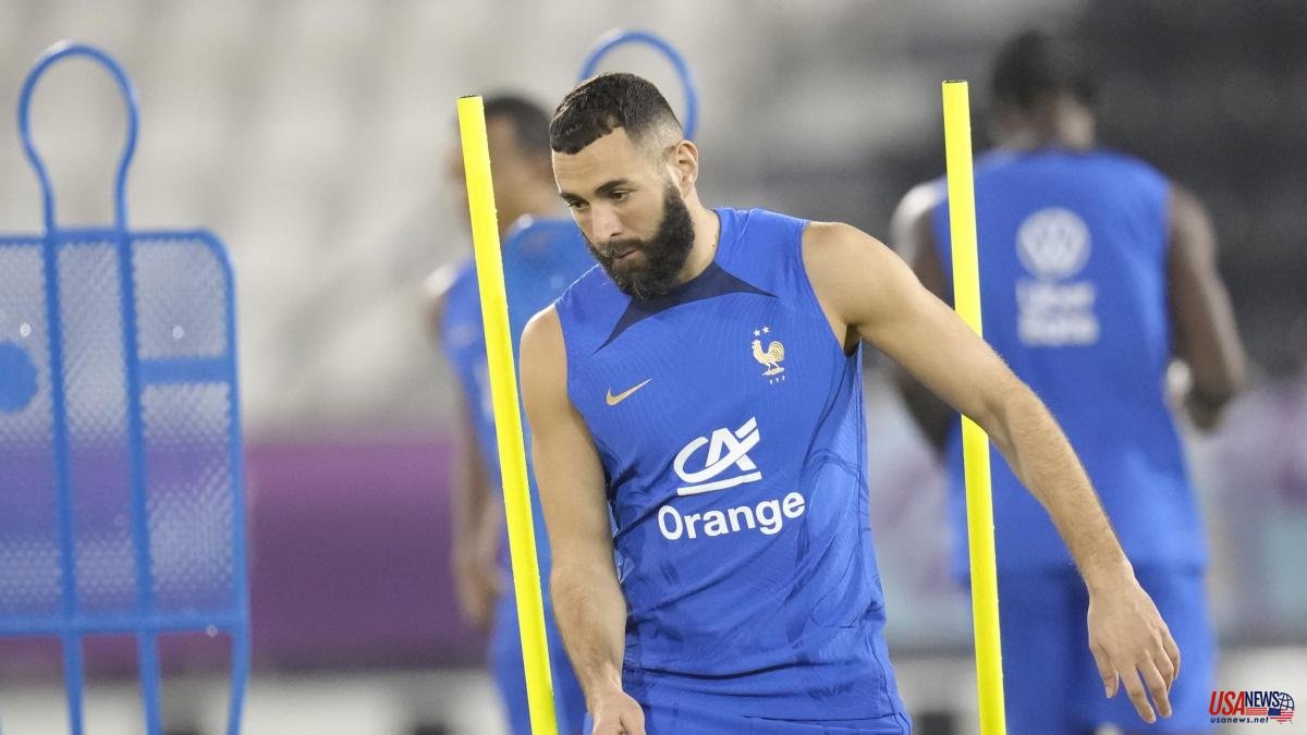 Benzema unleashes panic in France by withdrawing from training injured