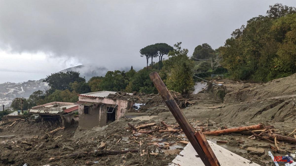At least 8 dead by a landslide on the Italian island of Ischia