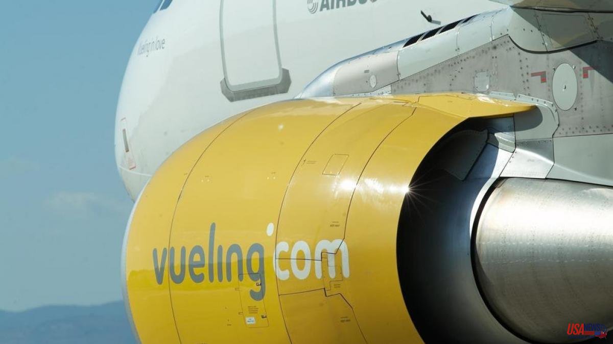 Vueling cancels 64 flights this Sunday due to the cabin crew strike