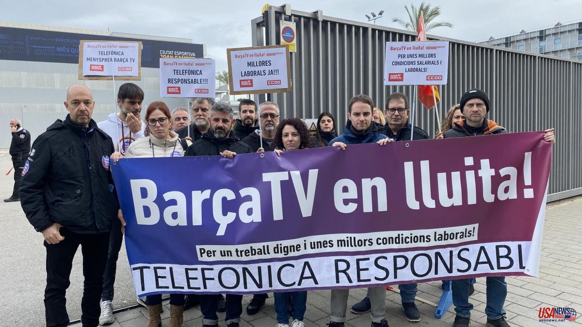 Barça TV gets fed up and goes on strike for the derby against Espanyol