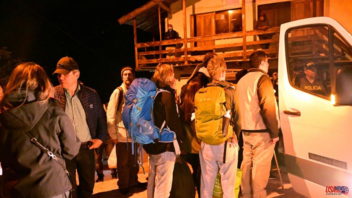 Some 200 tourists trapped in Machu Picchu due to the crisis in Peru have been evacuated