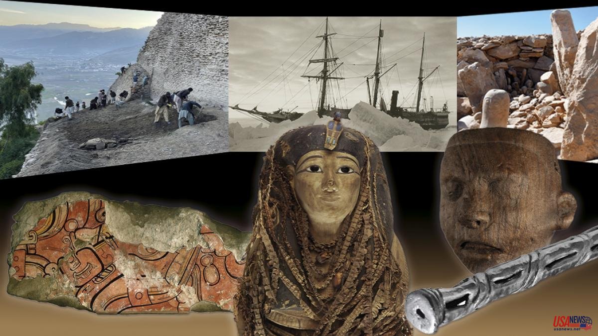 Mummies, a sunken ship or 5,000-year-old straws: the best archaeological finds of 2022