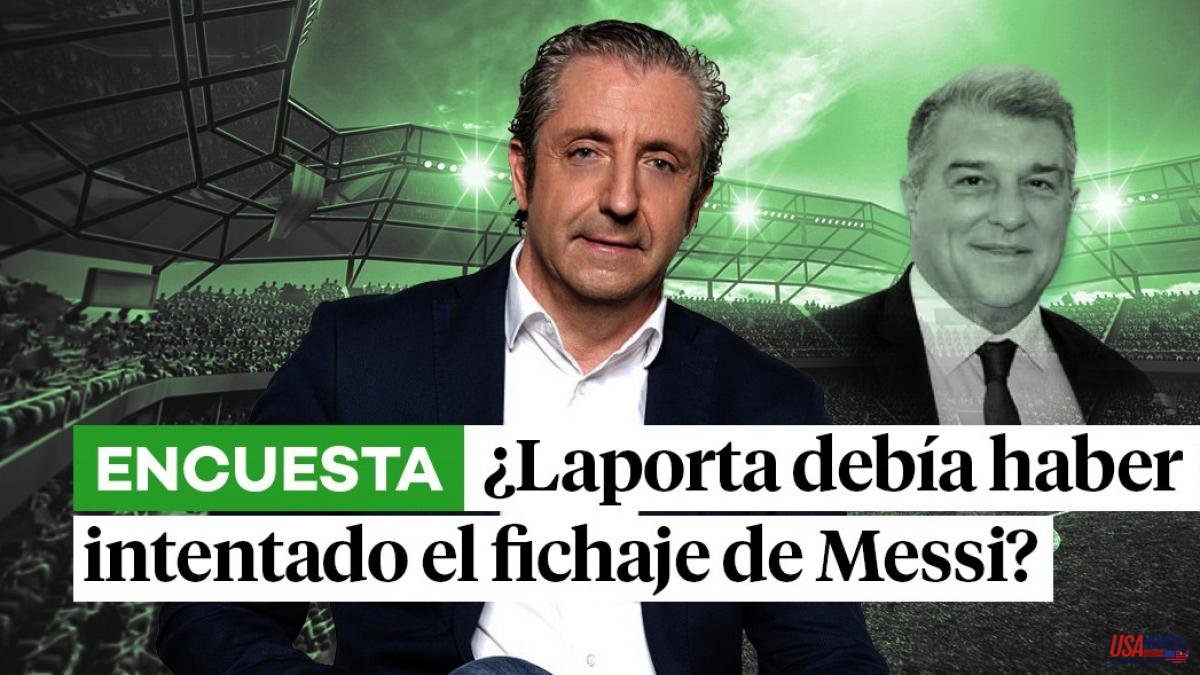 Laporta should not try to sign Messi, according to Josep Pedrerol's video survey