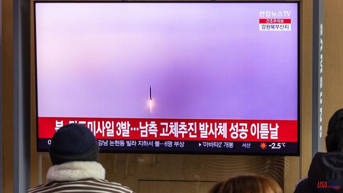 North Korea closes the year by launching three more ballistic missiles