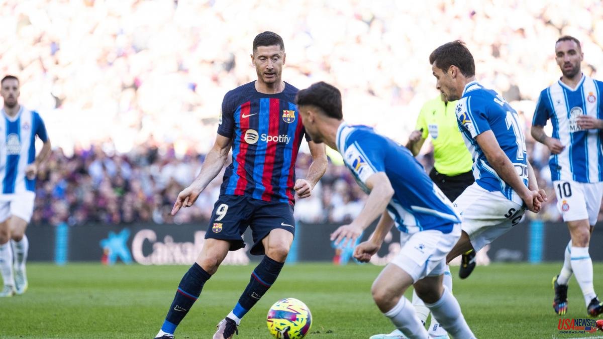 Espanyol challenges the derby against Barça due to improper alignment of Lewandowski
