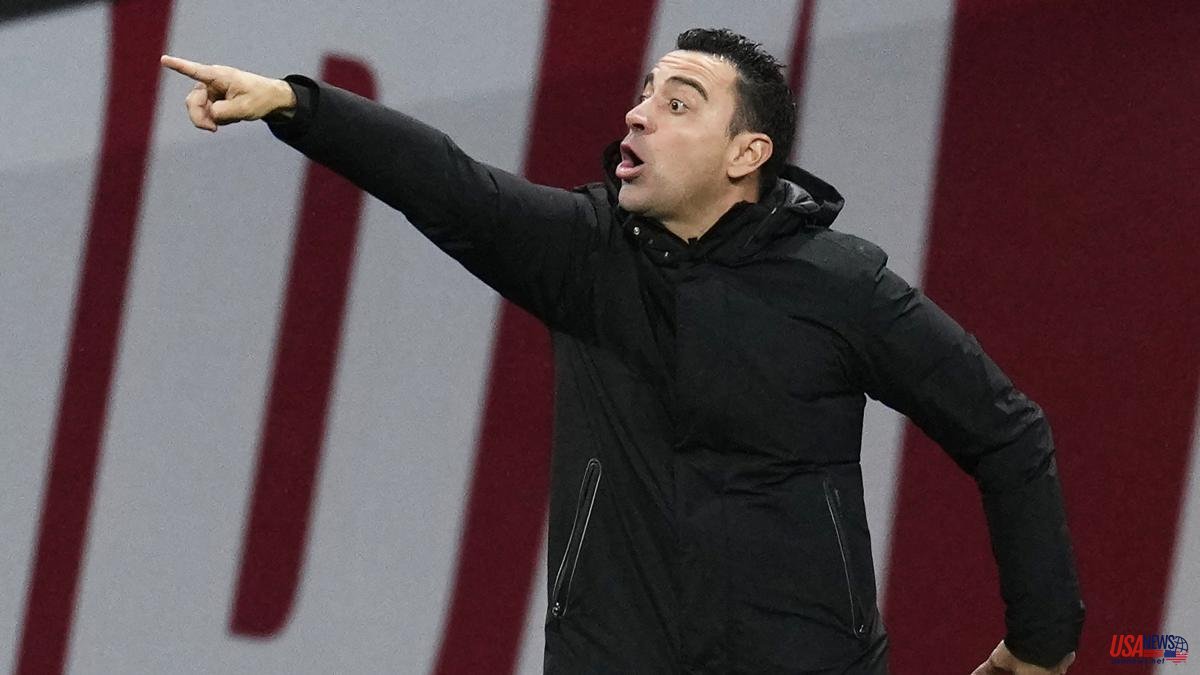Xavi: "We hit the table to be candidates for the title"
