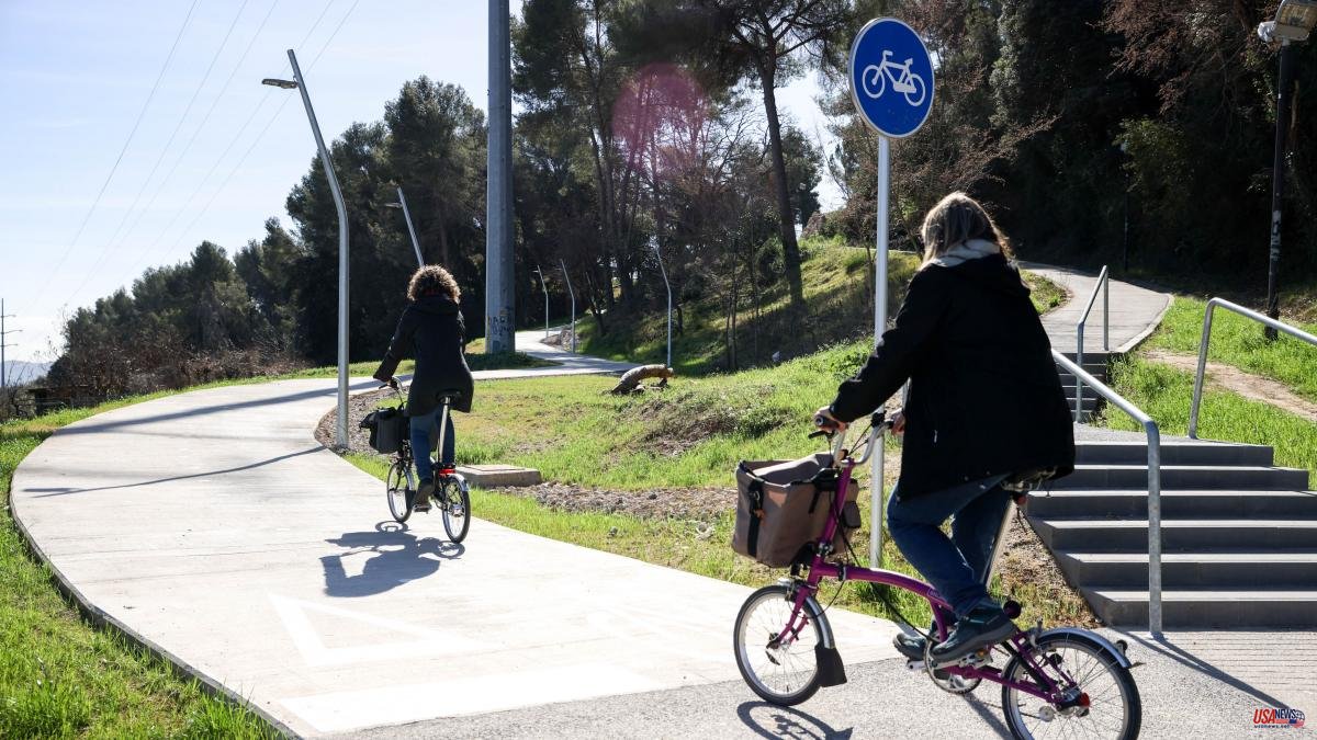A new bike path connects UAB and Cerdanyola with Badia del Vallès