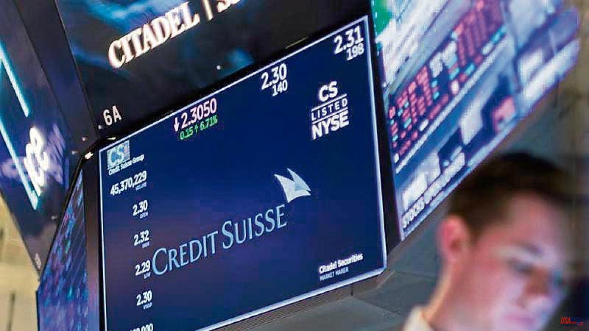 Support for Credit Suisse and the ECB calm the financial storm